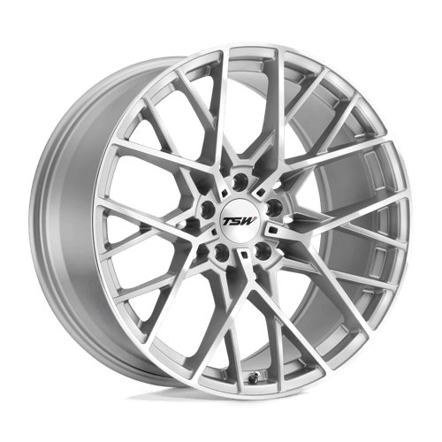 TSW Wheels Sebring Silver with Mirror Cut Face 20x10 40mm Offset 5x114.3 (5x4.5)