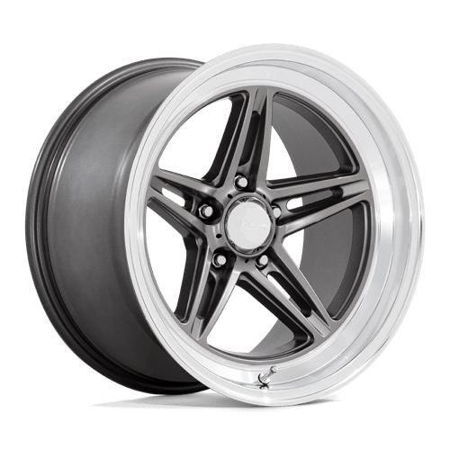 American Racing Wheels Groove VN514 Anthracite With Diamond Cut Lip 18x10 0mm Offset 5x120.7 (5x4.75)