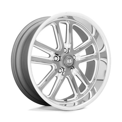 U.S. Mags Wheels Bullet U130 Gun Metal With Milled Edges 20x9.5 1mm Offset 5x114.3 (5x4.5)
