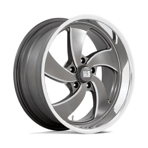 U.S. Mags Wheels Desperado U133 Anthracite Milled 22x10.5 1mm Offset 5x120.7 (5x4.75)