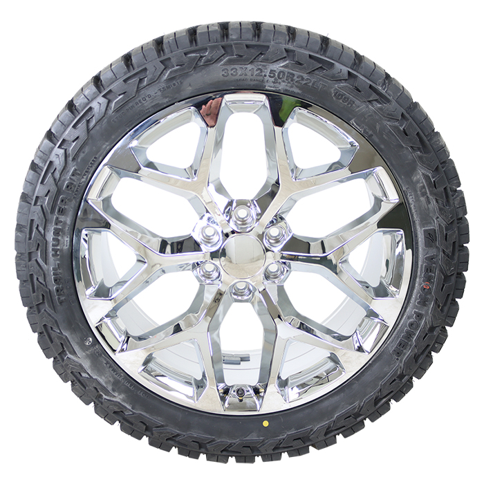 OE Wheels CV98B Chrome Venom Power Trail Hunter R/T