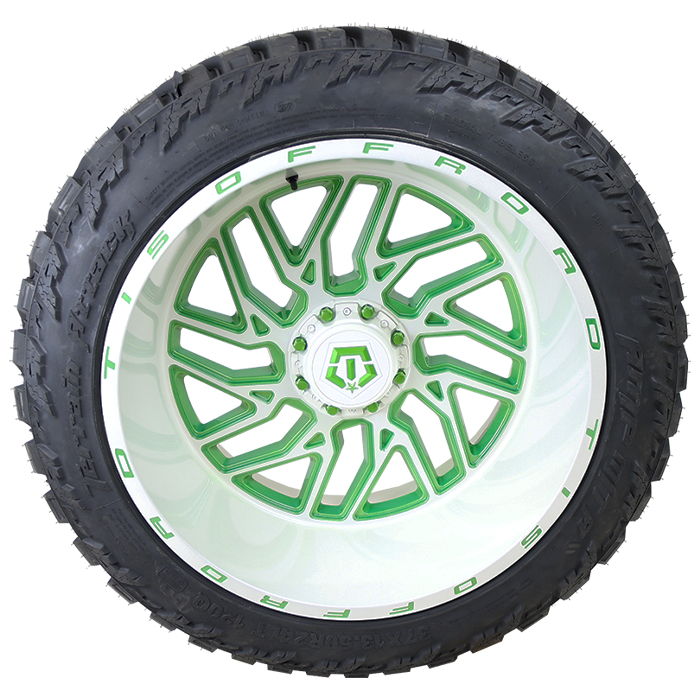TIS 544GWM White Green Milled AMP Terrain Attack M/T