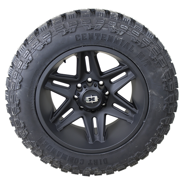 Vision 363 Razor Satin Black Centennial Dirt Commander M/T