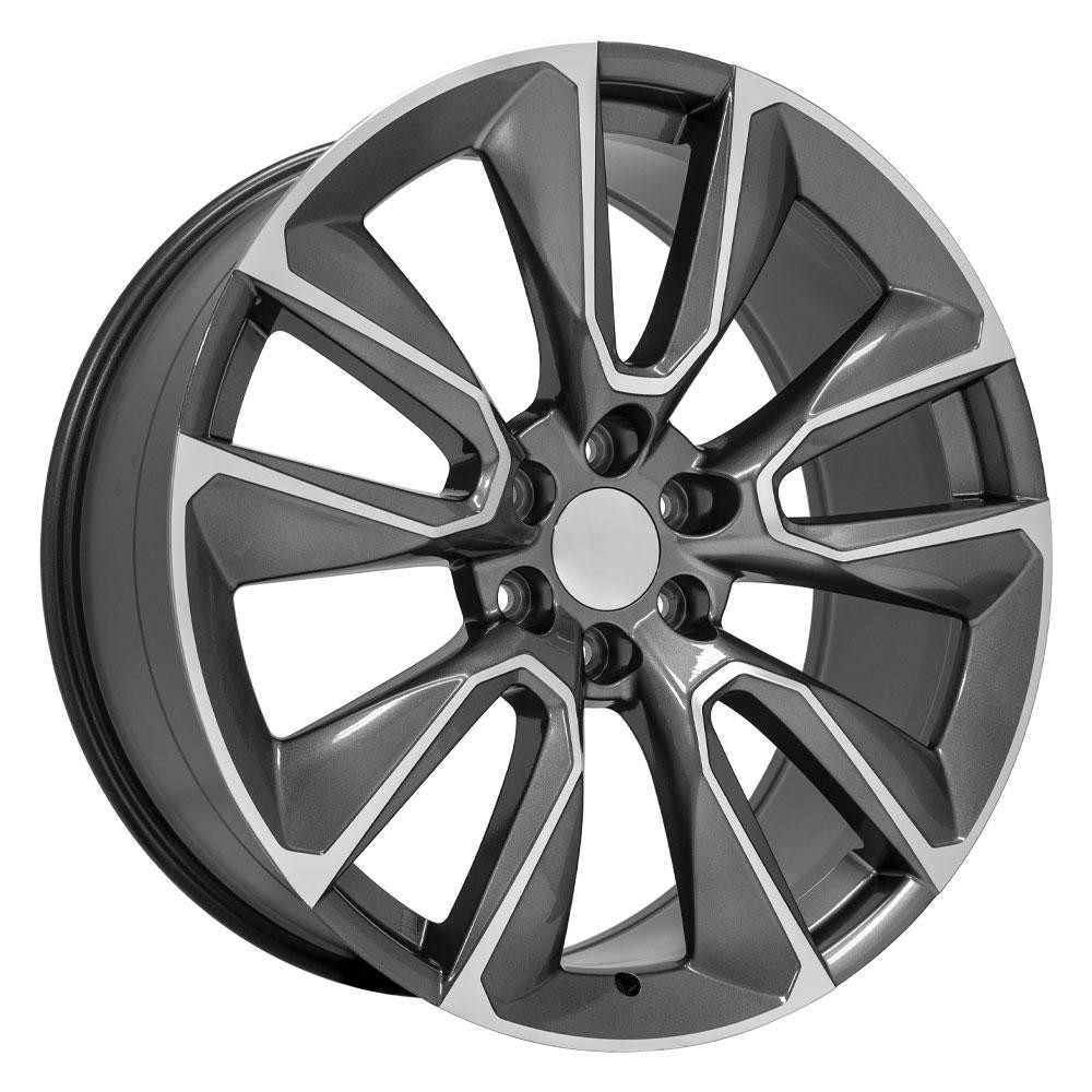 OE Wheels CV32 Chevrolet Silverado Gunmetal 24x10 28mm Offset 6x139.7 (6x5.5)