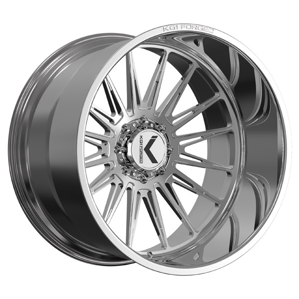 KG1 Forged Wheels Taze KC064 Polished 26x14 -76mm Offset 8x165.1 (8x6.5)