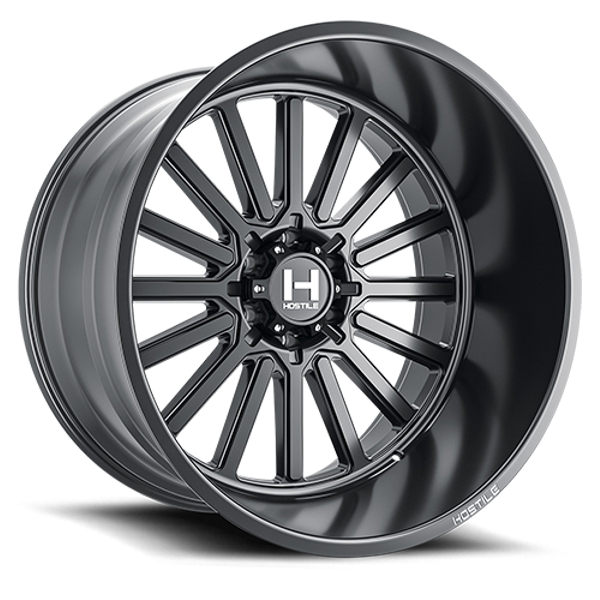 Hostile Wheels Titan H127 Asphalt 24x14 -76mm Offset 6x139.7 (6x5.5)