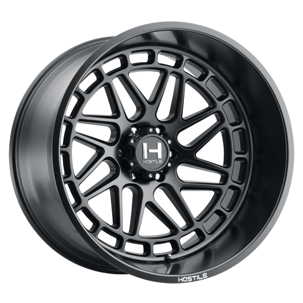 Hostile Wheels Reaper H122 Asphalt 24x14 -76mm Offset 6x139.7 (6x5.5)