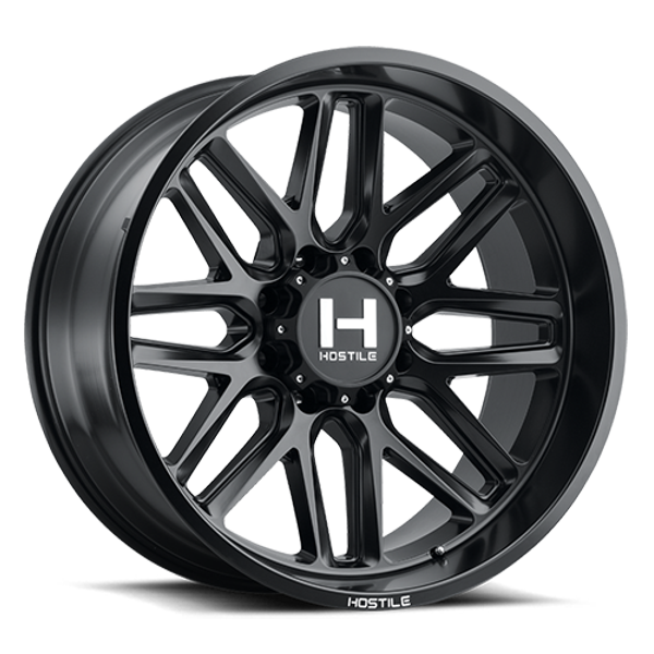 Hostile Wheels Vulcan H120 Asphalt 24x14 -76mm Offset 8x165.1 (8x6.5)