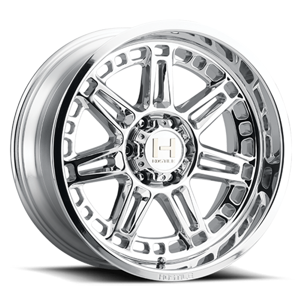 Hostile Wheels Lunatic H124 Armor Plated 24x14 -76mm Offset 6x139.7 (6x5.5)