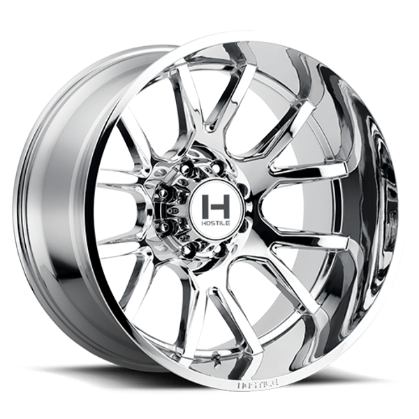 Hostile Wheels Rage H113 Armor Plated 22x14 -76mm Offset 8x165.1 (8x6.5)