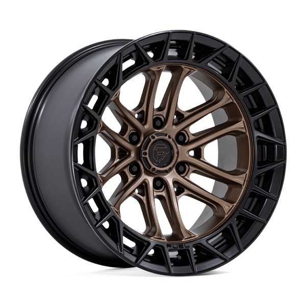 Fuel Offroad Wheels Celsius FC874 Matte Bronze with Matte Black Lip 17x9 1mm Offset 6x139.7 (6x5.5)