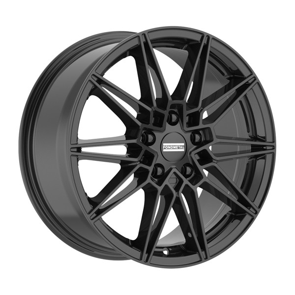Fondmetal Wheels Thoe Gloss Black 19x8 26mm Offset 5x112