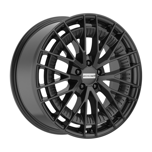 Fondmetal Wheels Kari Gloss Black 18x8 34mm Offset 5x112