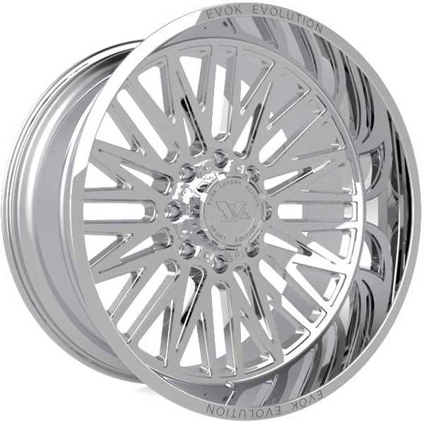 Evok Wheels EV503 Chrome 22x12 -44mm Offset 5x139.7 (5x5.5),5x150