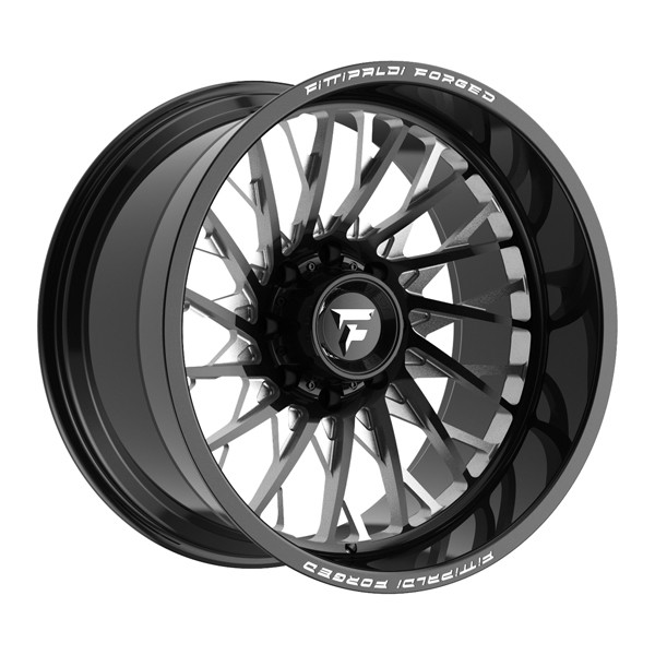 Fittipaldi Forged Wheels FTF501BM Gloss Black Milled 22x12 -44mm Offset 8x170