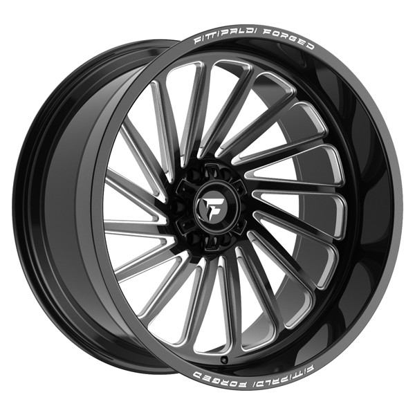 Fittipaldi Forged Wheels FTF503BM Gloss Black Milled 24x12 -44mm Offset 6x135,6x139.7 (6x5.5)