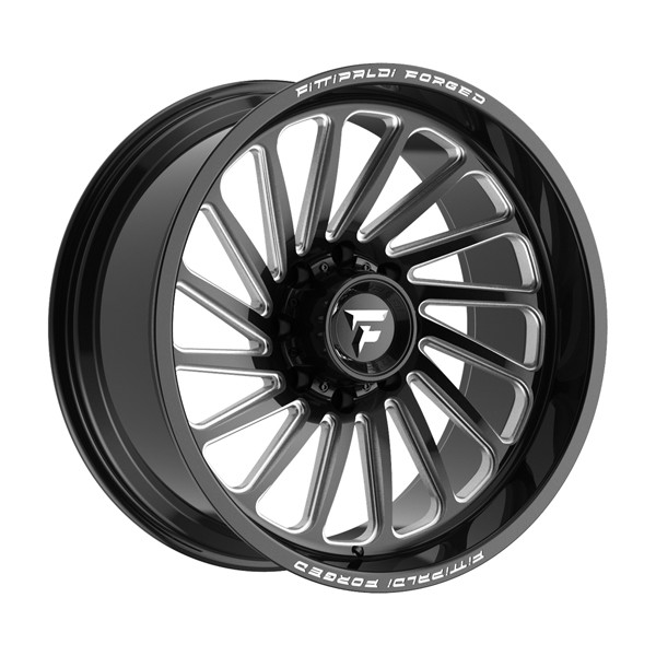 Fittipaldi Forged Wheels FTF503BM Gloss Black Milled 22x10 -19mm Offset 8x170