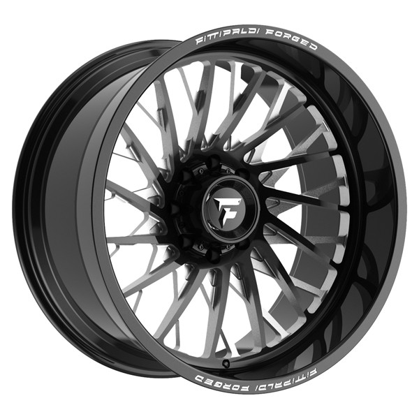 Fittipaldi Forged Wheels FTF501BM Gloss Black Milled 24x12 -44mm Offset 8x170
