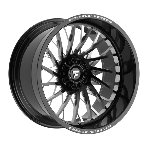 Fittipaldi Forged Wheels FTF501BM Gloss Black Milled 22x12 -44mm Offset 6x135,6x139.7 (6x5.5)