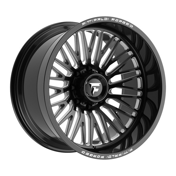 Fittipaldi Forged Wheels FTF505BM Gloss Black Milled 22x12 -44mm Offset 8x180