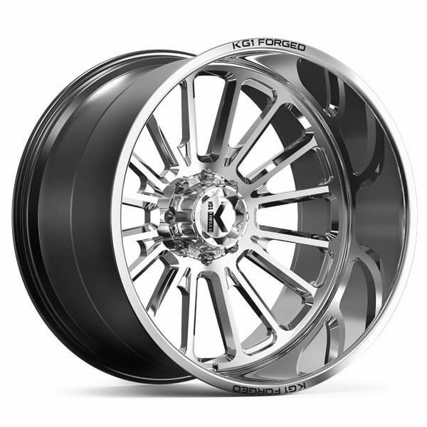 KG1 Forged Wheels Victor KC010 Polished 28x16 -101mm Offset 5x127 (5x5),5x150,6x135,6x139.7 (6x5.5),8x165.1 (8x6.5),8x180