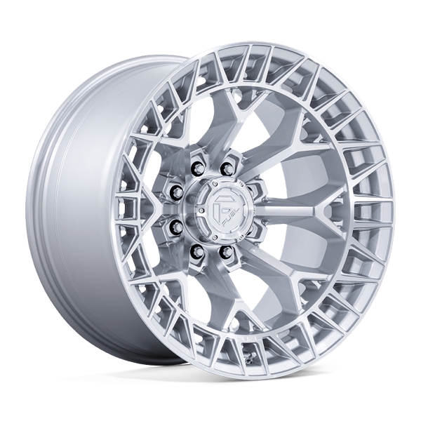 Fuel Offroad Wheels Charger FC873 Gloss Silver Machined Face 20x10 -18mm Offset 8x165.1 (8x6.5)
