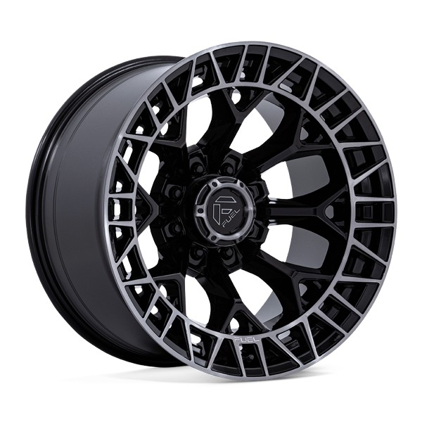 Fuel Offroad Wheels Charger FC873 Gloss Black Brushed Face Dark Tint 20x10 -18mm Offset 8x180