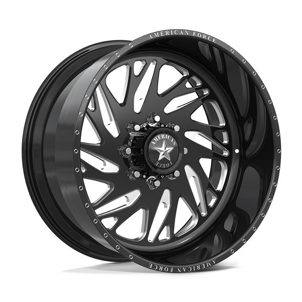 American Force Forged Wheels Engage N53 Black Milled 20x9 0mm Offset 8x170