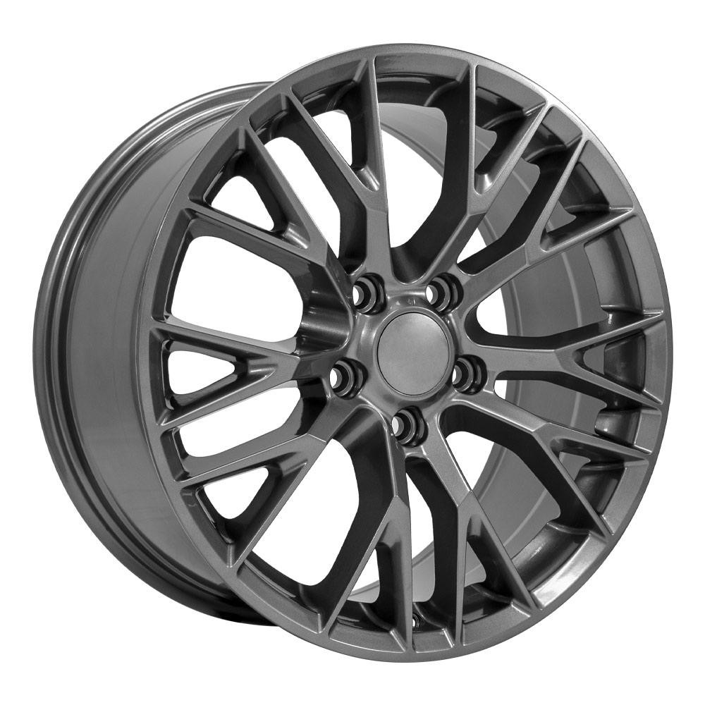 OE Wheels CV22 Chevrolet Corvette C7 Z06 Gunmetal 18x8.5 56mm Offset 5x120.7 (5x4.75)