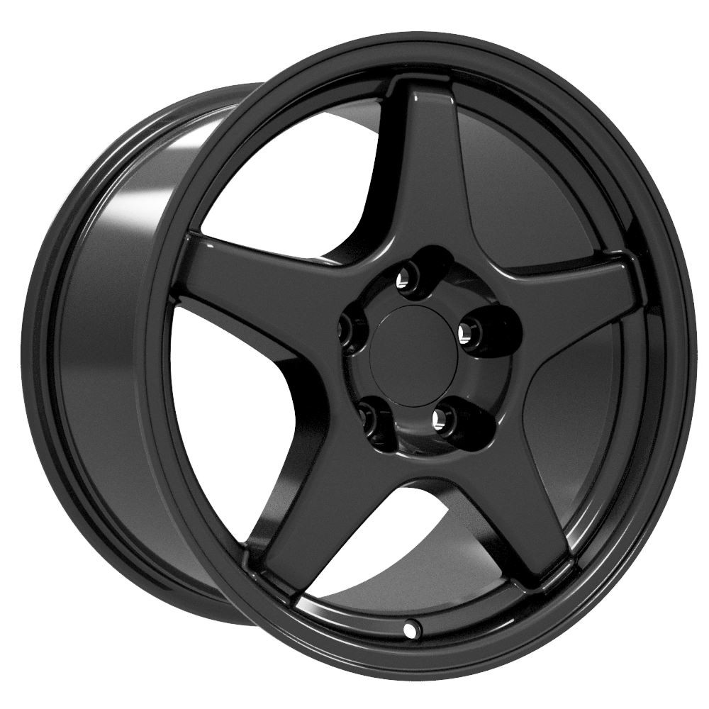 OE Wheels CV01 Chevrolet Corvette ZR1 Gloss Black 17x9.5 56mm Offset 5x120.7 (5x4.75)