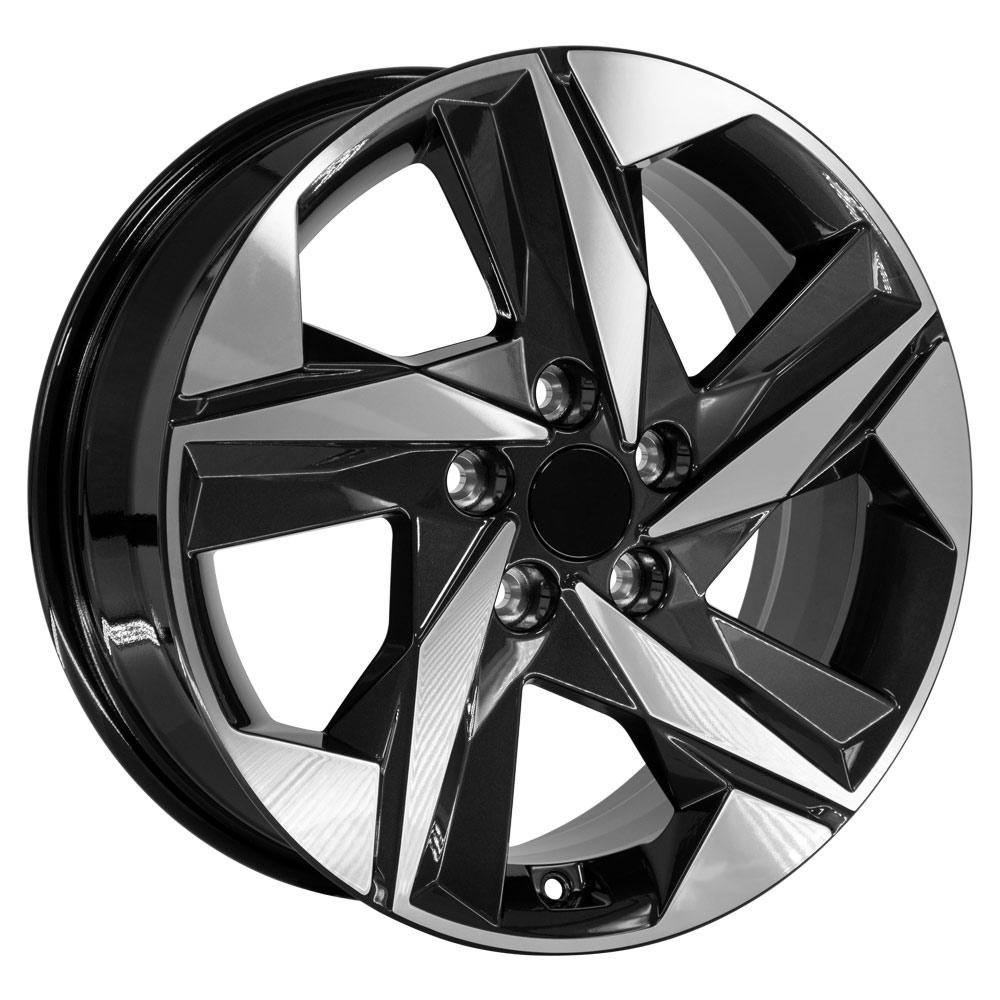 OE Wheels HY12 Hyundai Gloss Black 17x7 45mm Offset 5x114.3 (5x4.5)
