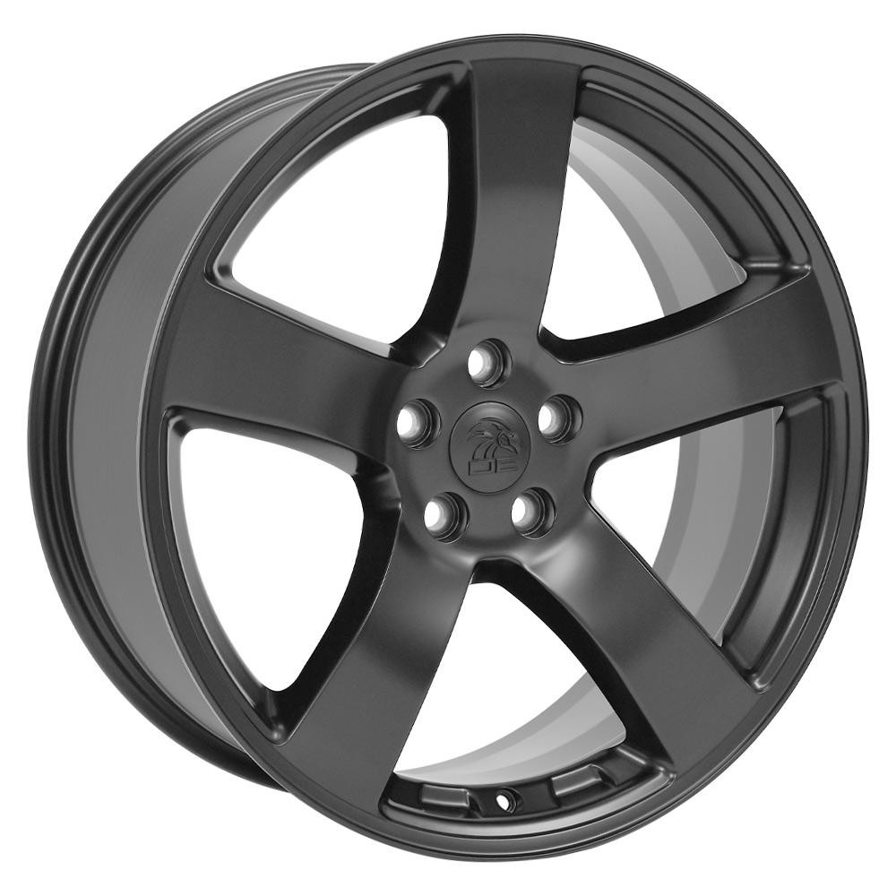 OE Wheels DG12 Dodge Charger SRT Satin Black 20x8 24mm Offset 5x115