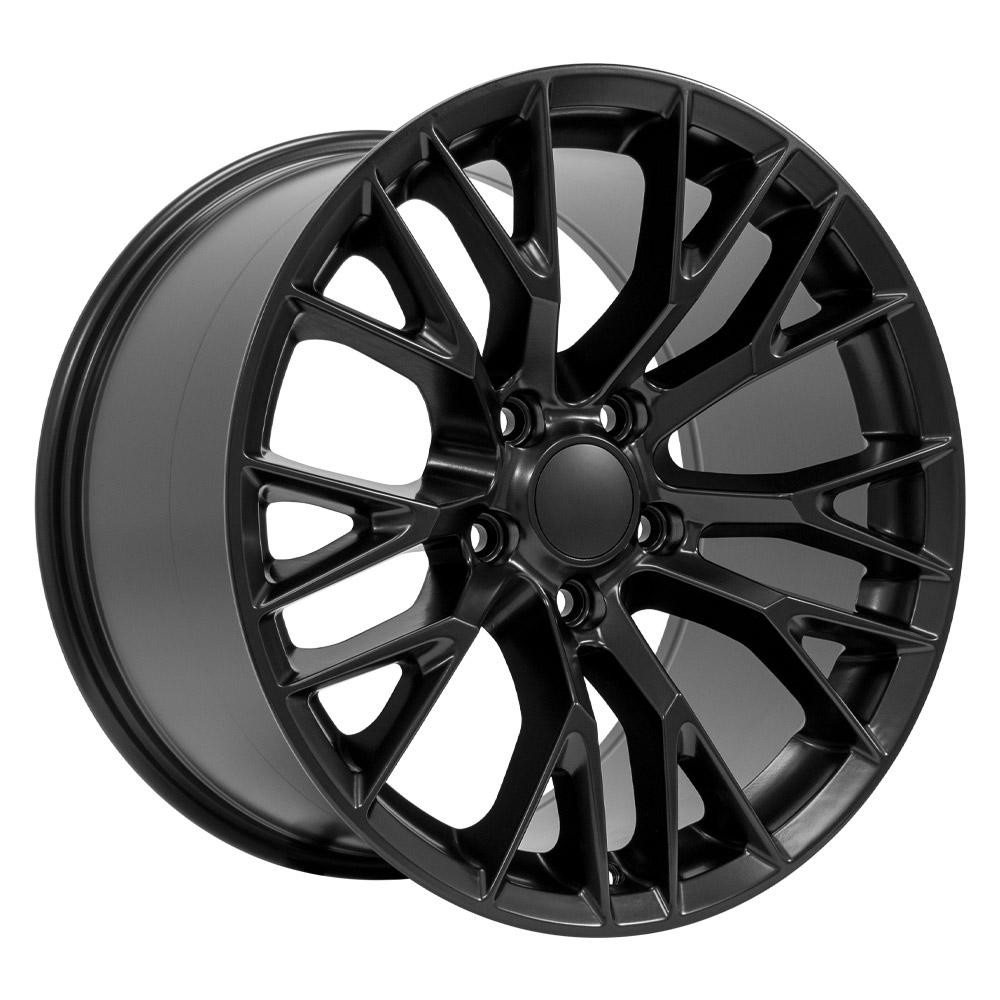 OE Wheels CV22 Chevrolet Corvette C7 Z06 Satin Black 18x10.5 56mm Offset 5x120.7 (5x4.75)