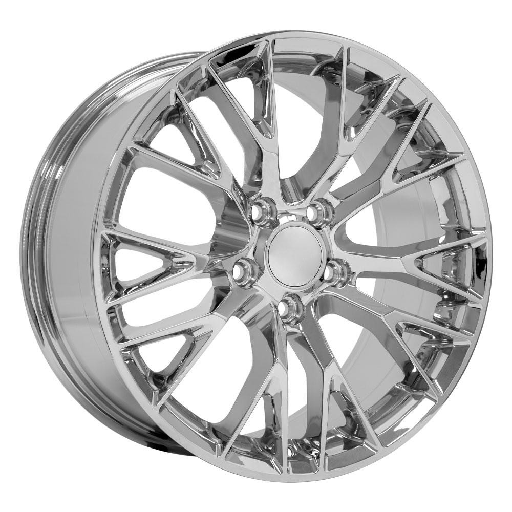OE Wheels CV22 Chevrolet Corvette C7 Z06 Chrome 18x8.5 56mm Offset 5x120.7 (5x4.75)