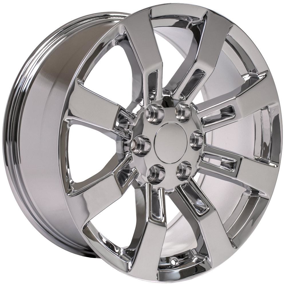 OE Wheels CA82 Cadillac Escalade Chrome 20x8.5 31mm Offset 6x139.7 (6x5.5)