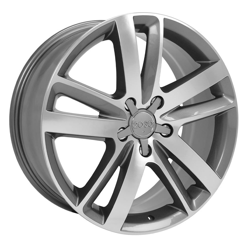 OE Wheels AU20 Audi Q7 Gunmetal Machined 20x9 60mm Offset 5x130