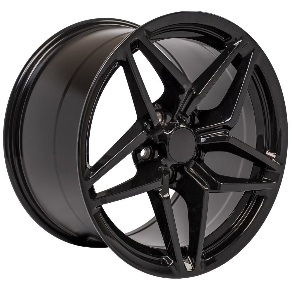 OE Wheels CV31 Chevrolet Corvette C7 ZR1 Gloss Black 18x10.5 56mm Offset 5x120.7 (5x4.75)