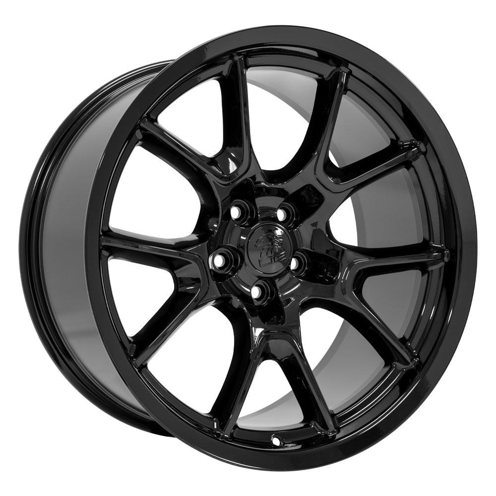 OE Wheels DG21 Dodge Challenger Gloss Black 20x10 18mm Offset 5x115
