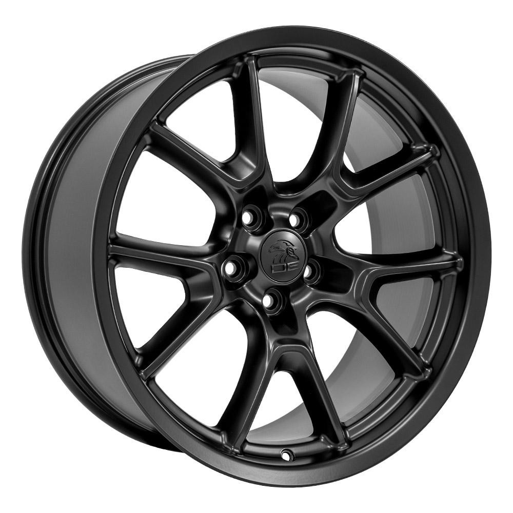 OE Wheels DG21 Dodge Challenger Satin Black 20x9 18mm Offset 5x115