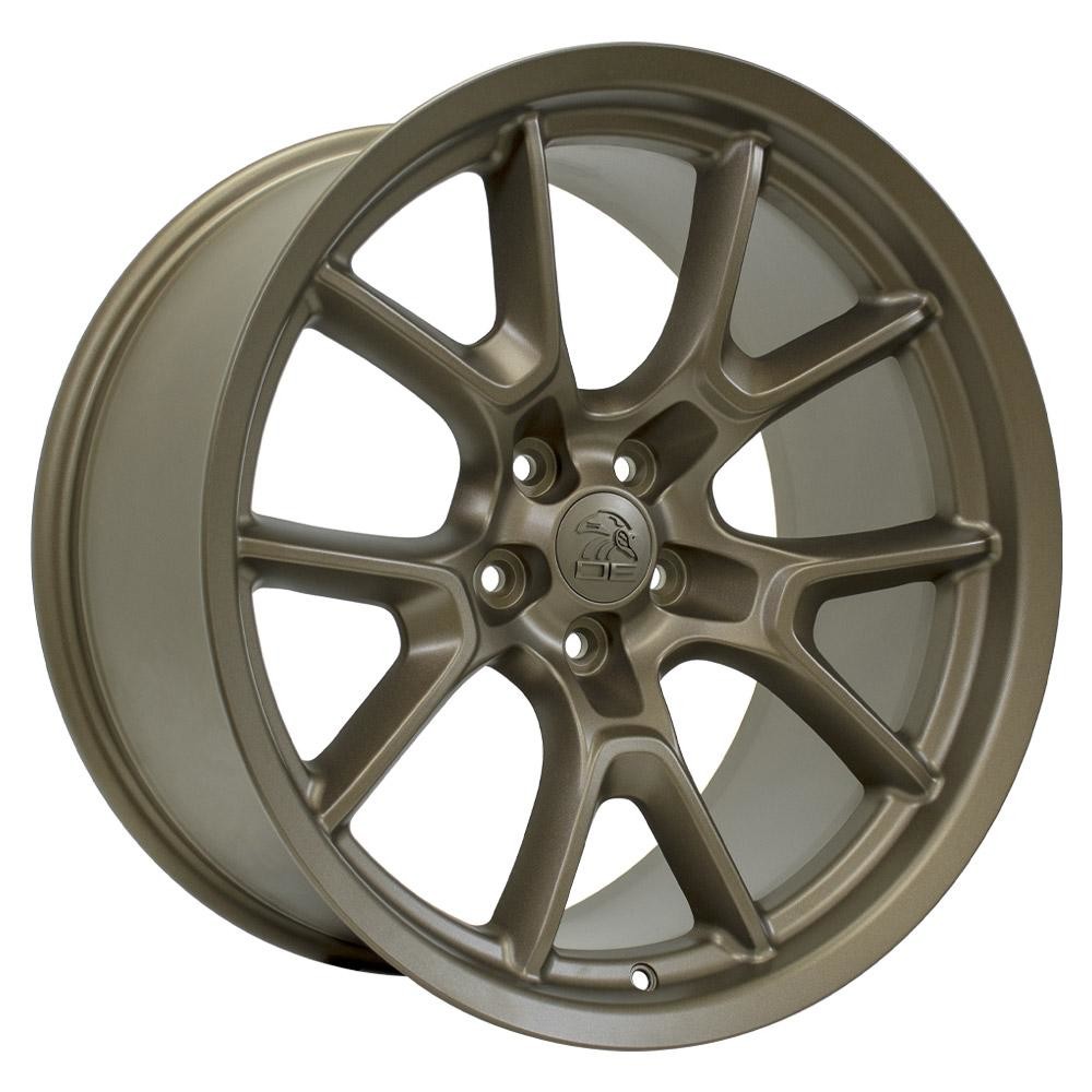 OE Wheels DG21 Dodge Challenger Bronze 20x10 18mm Offset 5x115