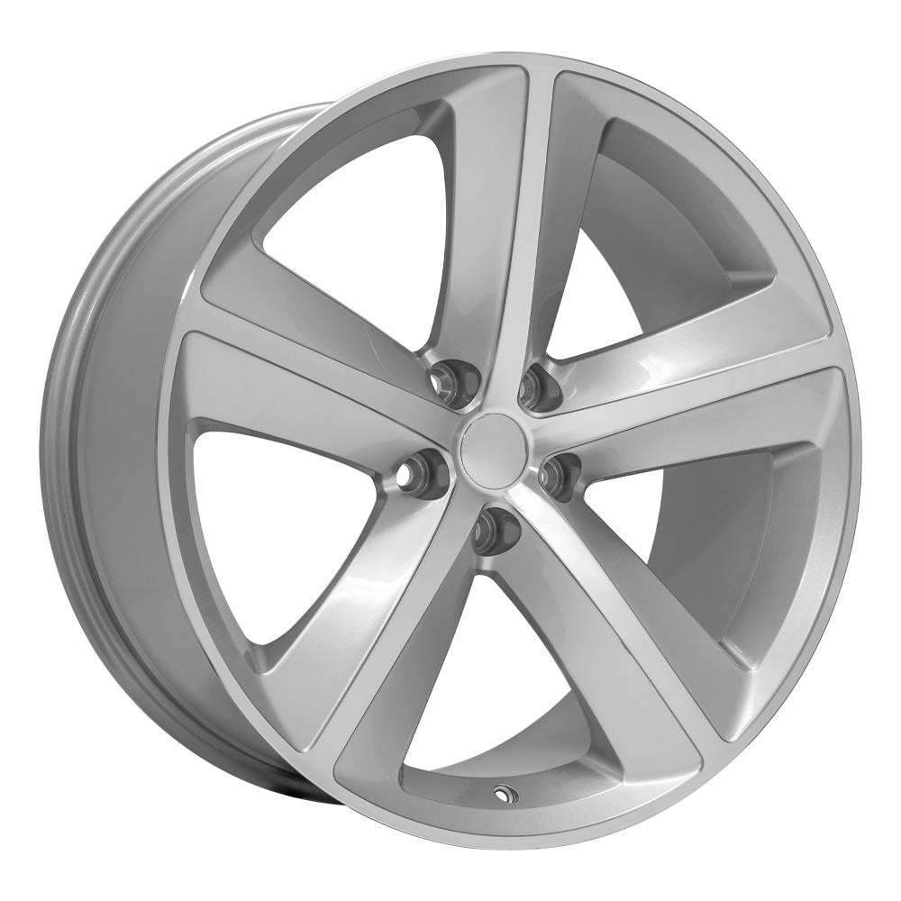 OE Wheels DG05 Dodge Charger SRT Silver Machined 20x9 20mm Offset 5x115