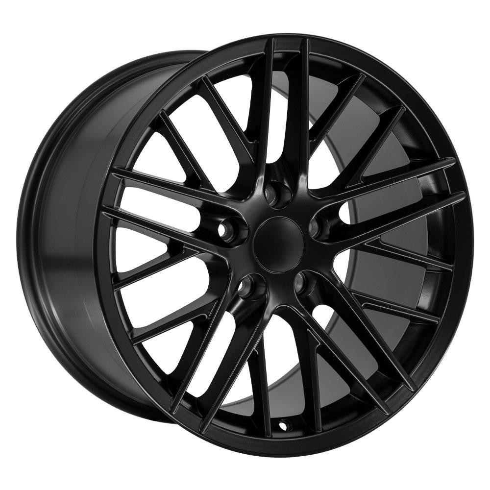 OE Wheels CV08A Chevrolet Corvette C6 ZR1 Satin Black 18x10.5 56mm Offset 5x120.7 (5x4.75)