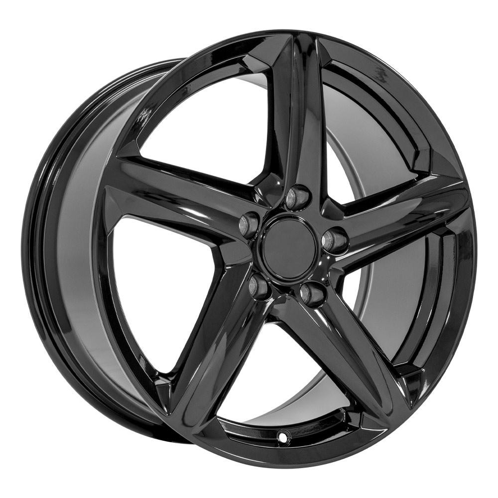 OE Wheels CV02C Chevrolet C7 Corvette Gloss Black 18x8.5 56mm Offset 5x120.7 (5x4.75)