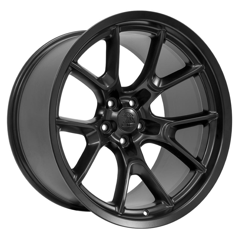 OE Wheels DG21 Dodge Challenger Satin Black 20x11 -2.5mm Offset 5x115