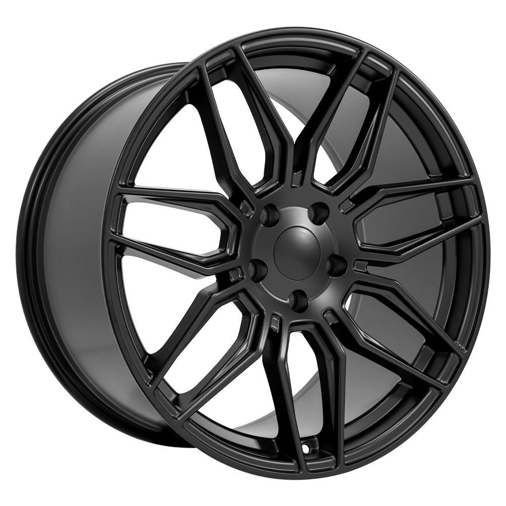 OE Wheels CV03D Chevrolet C8 Corvette Satin Black 20x11 64mm Offset 5x120