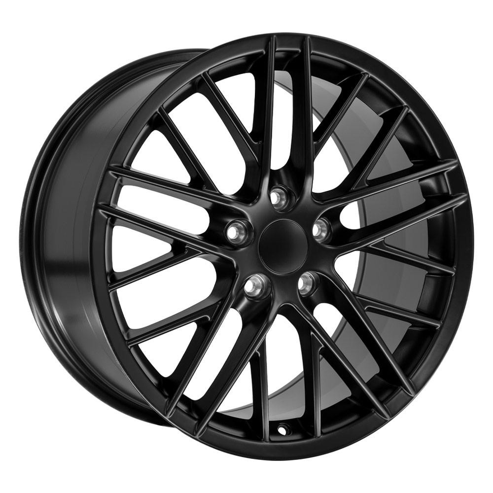 OE Wheels CV08B Chevrolet Corvette C6 ZR1 Satin Black 19x10 79mm Offset 5x120.7 (5x4.75)