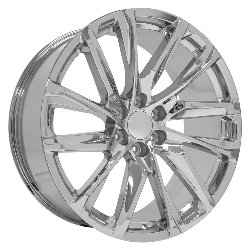 OE Wheels CA90 Cadillac Escalade Chrome 24x10 28mm Offset 6x139.7 (6x5.5)