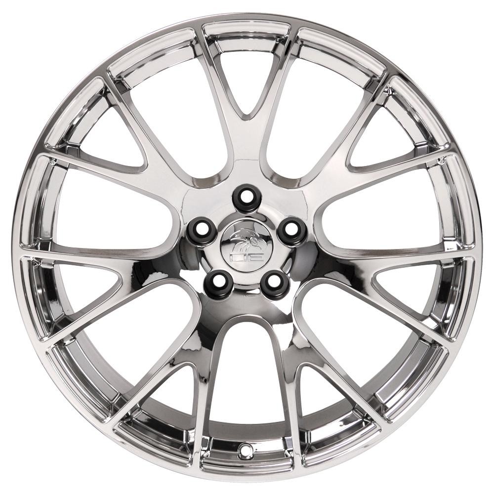 OE Wheels DG15 Dodge Hellcat Chrome 20x9 18mm Offset 5x115