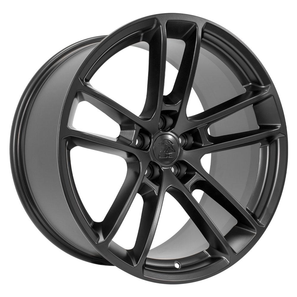 OE Wheels DG23 Dodge Challenger Satin Black 20x10 18mm Offset 5x115