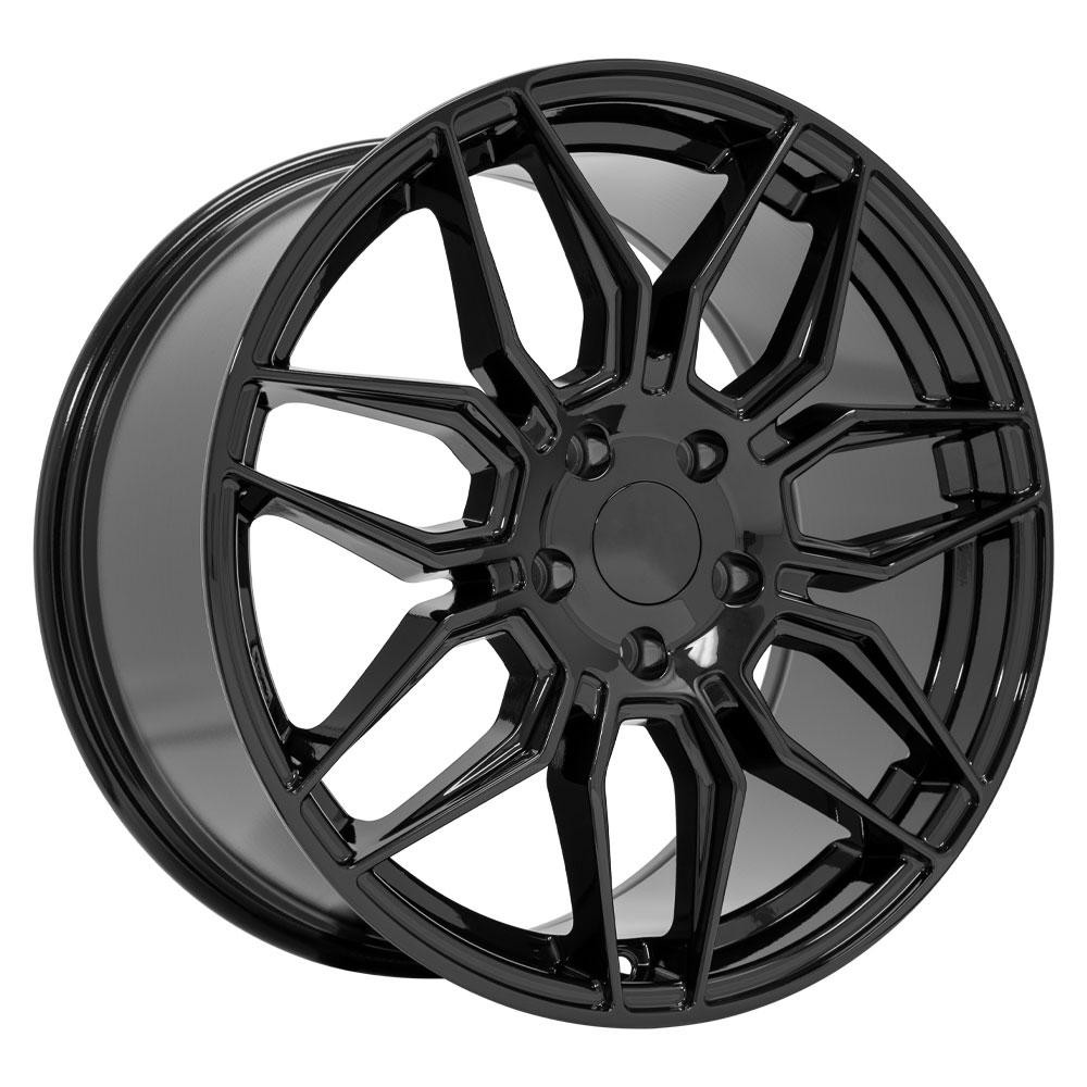 OE Wheels CV03C Chevrolet C7 Corvette Gloss Black 19x10 79mm Offset 5x120.7 (5x4.75)